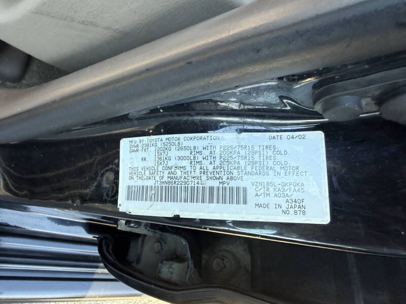 2002 Toyota 4Runner SR5