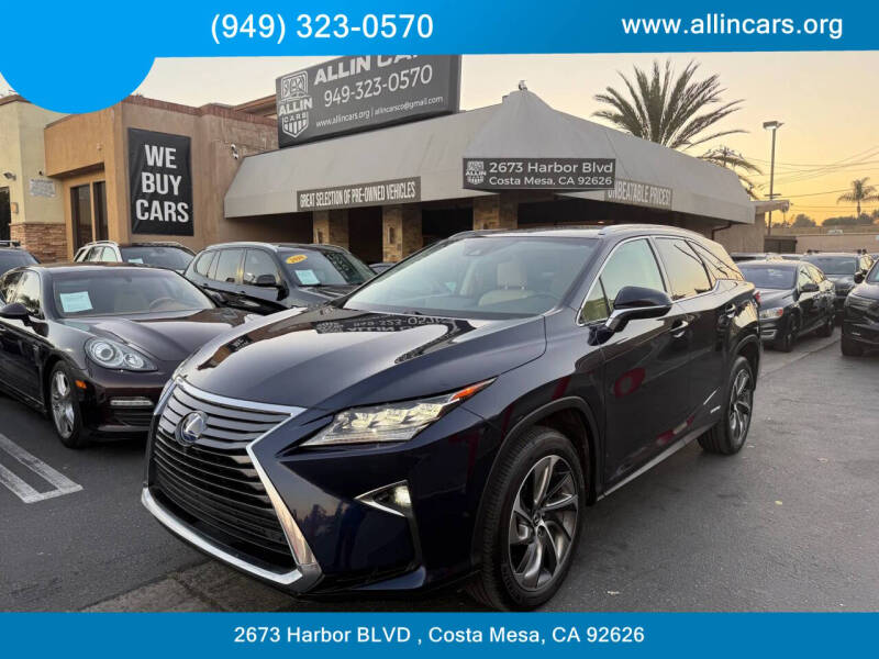 2018 Lexus RX 450hL