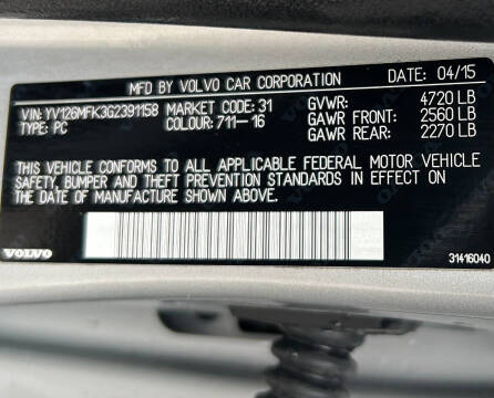 2016 Volvo S60 T5 Drive-E Premier