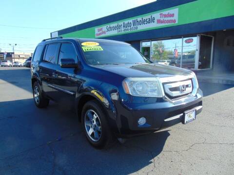 2010 Honda Pilot for sale at Schroeder Auto Wholesale in Medford OR