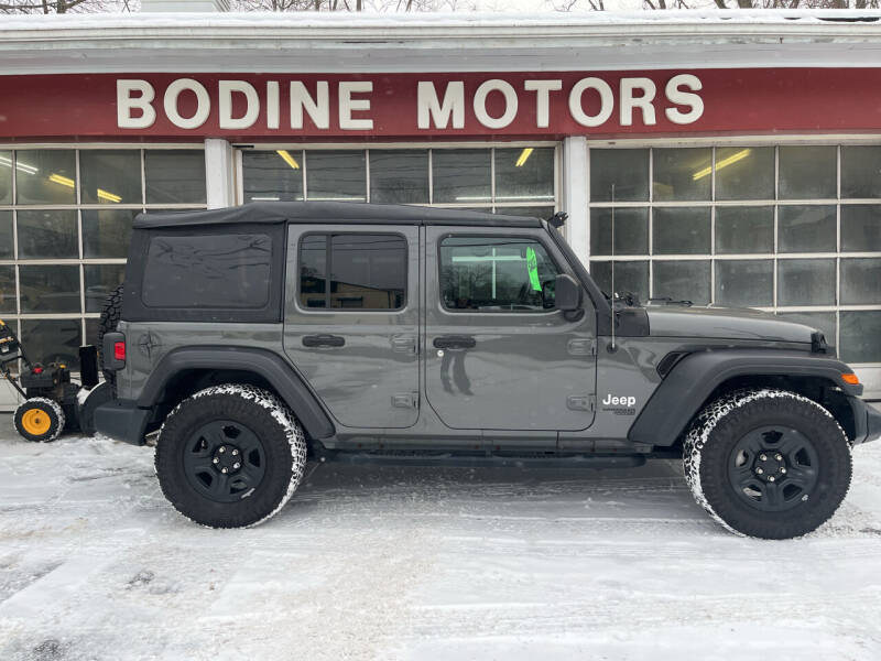 2021 Jeep Wrangler Unlimited for sale at BODINE MOTORS in Waverly NY