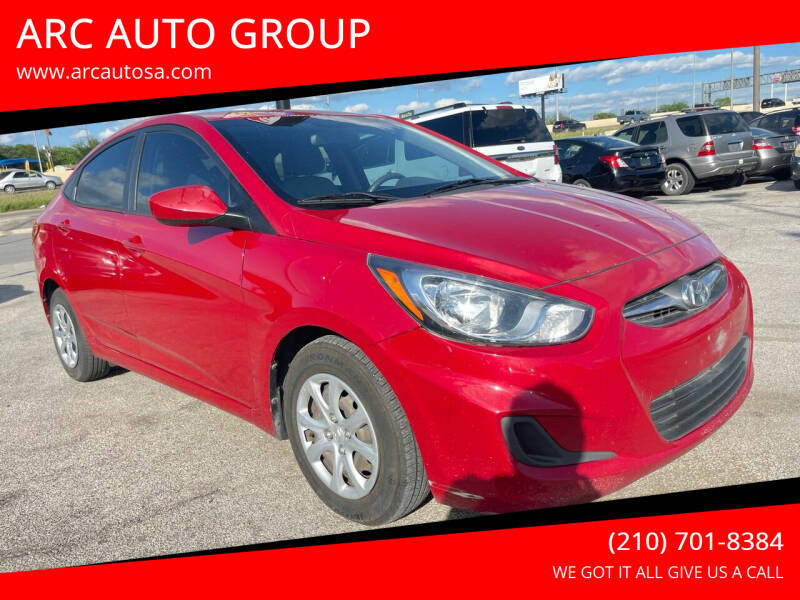 2014 Hyundai Accent for sale at ARC AUTO GROUP in San Antonio TX