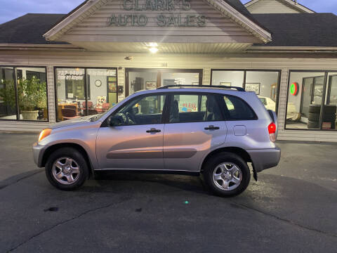 2002 Toyota RAV4 for sale at Clarks Auto Sales in Middletown OH