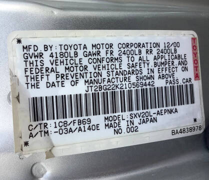 2001 Toyota Camry LE