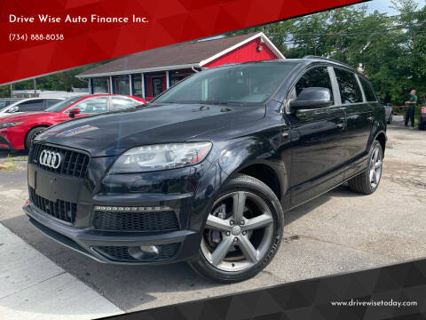 2015 Audi Q7 for sale at Drive Wise Auto Finance Inc. in Wayne MI