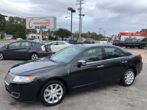2012 Lincoln MKZ for sale at Commonwealth Auto Group in Virginia Beach VA
