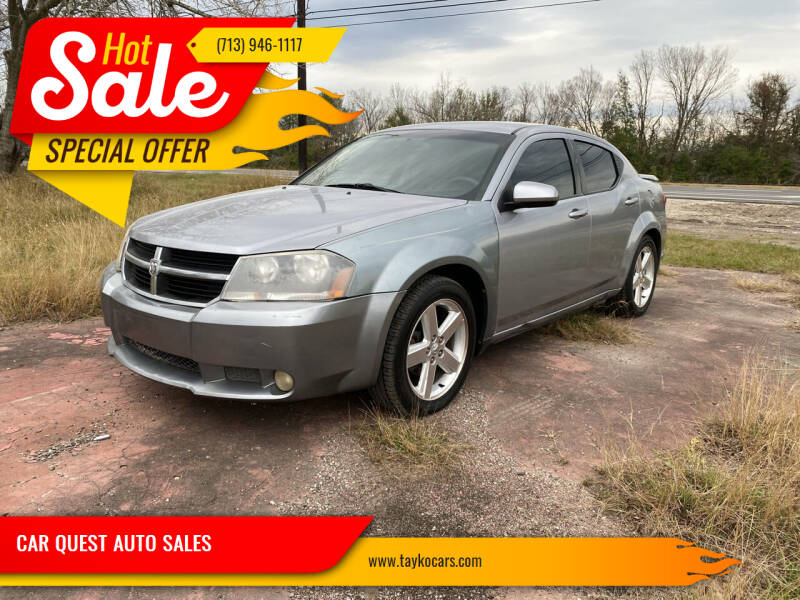 2013 Dodge Avenger for sale at CAR QUEST AUTO SALES in Houston TX