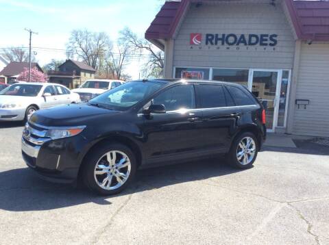 2013 Ford Edge for sale at Rhoades Automotive Inc. in Columbia City IN