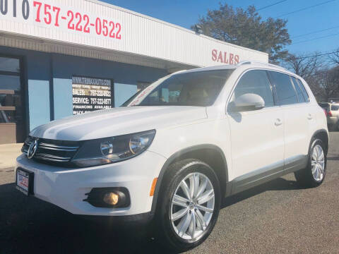 2014 Volkswagen Tiguan for sale at Trimax Auto Group in Norfolk VA