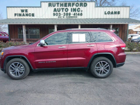 2018 Jeep Grand Cherokee for sale at RUTHERFORD AUTO SALES in Fairfield TX
