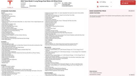 2023 Tesla Model 3 Long Range