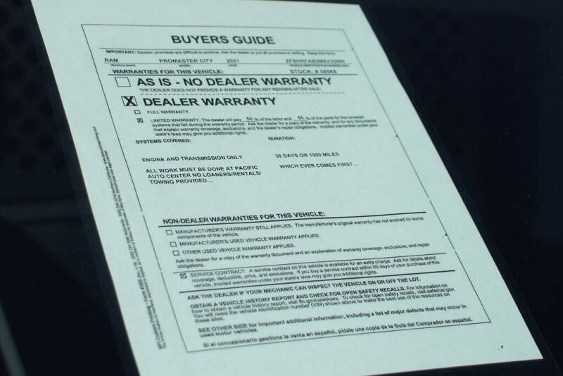 2021 RAM ProMaster City Tradesman