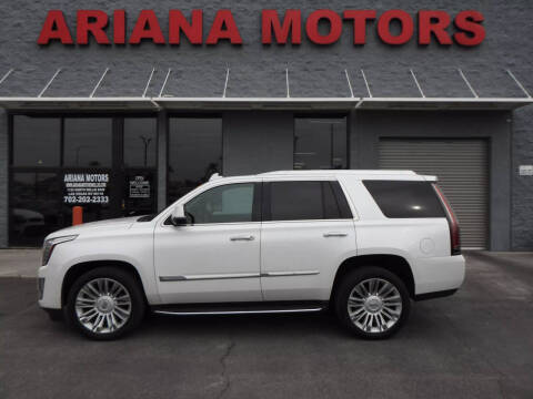 2016 Cadillac Escalade for sale at Ariana Motors LLC- Boulder highway in Las Vegas NV