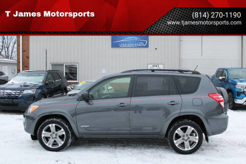2012 Toyota RAV4 for sale at T James Motorsports in Gibsonia PA