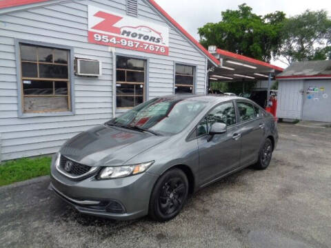 2013 Honda Civic for sale at Z Motors in North Lauderdale FL
