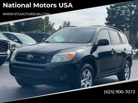 2007 Toyota RAV4 for sale at National Motors USA in Bellevue WA