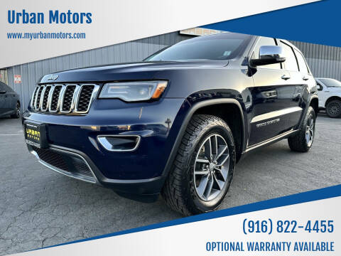 2017 Jeep Grand Cherokee for sale at Urban Motors in Sacramento CA