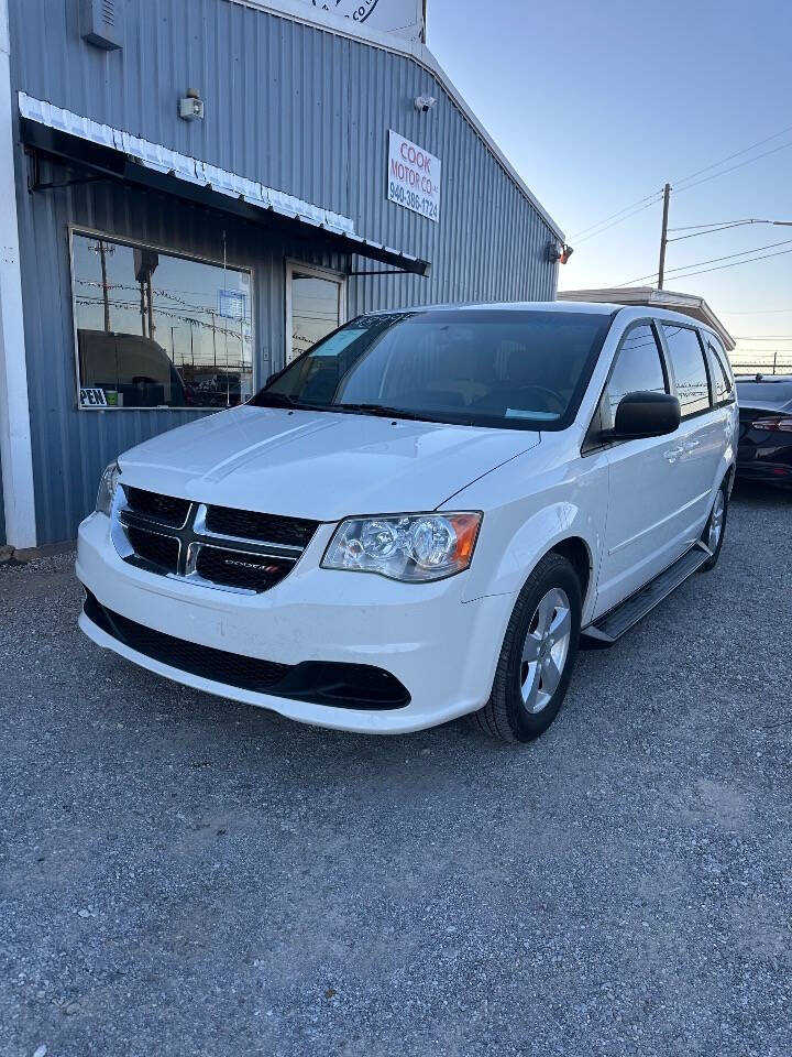 2013 Dodge Grand Caravan for sale at COOK MOTOR CO LLC in Wichita Falls, TX