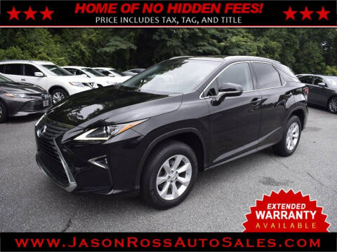 2016 Lexus RX 350 for sale at Jason Ross Auto Sales in Burlington NC