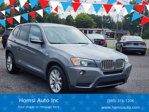 2013 BMW X3 for sale at Homsi Auto Inc in Kannapolis NC