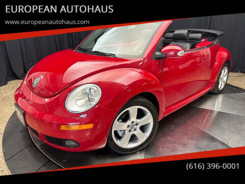 2006 Volkswagen New Beetle Convertible for sale at EUROPEAN AUTOHAUS in Holland MI