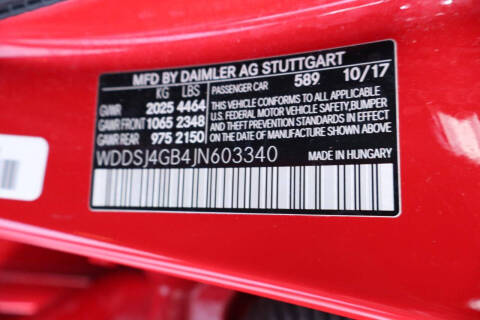 2018 Mercedes-Benz CLA CLA 250 4MATIC
