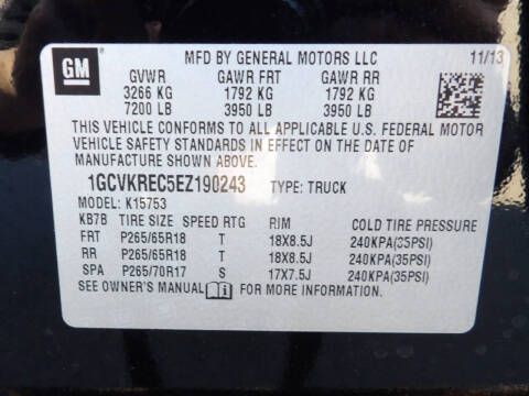 2014 Chevrolet Silverado 1500 LT Z71