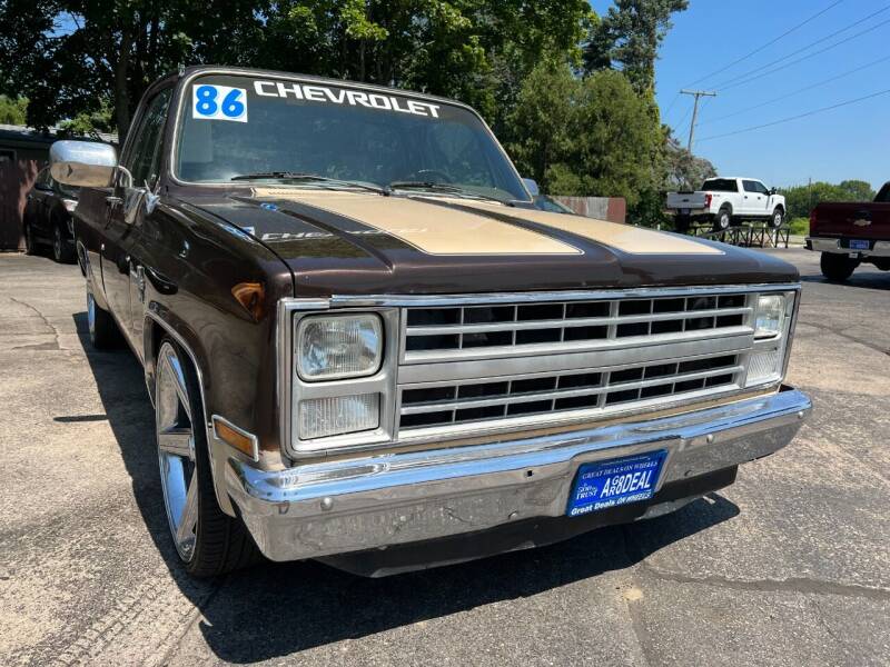 1986 Chevrolet C/K 10 Series for sale at GREAT DEALS ON WHEELS in Michigan City IN