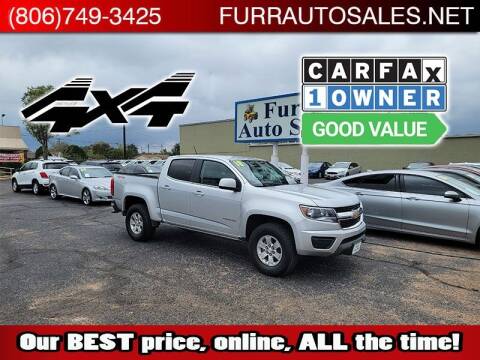 2018 Chevrolet Colorado for sale at FURR AUTO SALES in Lubbock TX