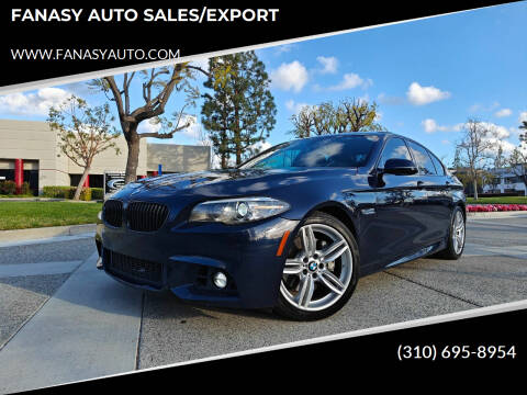 2014 BMW 5 Series for sale at FANASY AUTO SALES/EXPORT in Yorba Linda CA