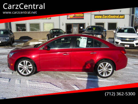 2012 Chevrolet Cruze for sale at CarzCentral in Estherville IA