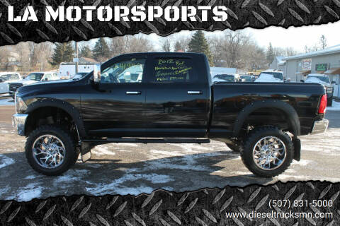 2012 RAM 3500 for sale at L.A. MOTORSPORTS in Windom MN