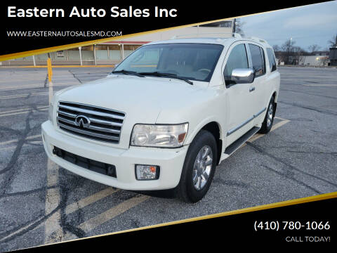 2007 Infiniti QX56 for sale at Eastern Auto Sales Inc in Essex MD