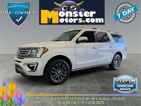 2019 Ford Expedition MAX for sale at Monster Motors in Michigan Center MI