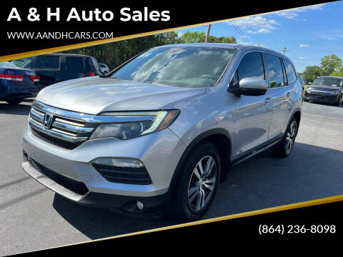 2016 Honda Pilot for sale at A & H Auto Sales in Greenville SC
