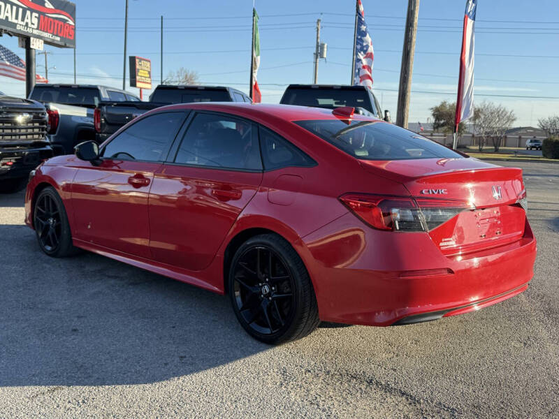 Used 2022 Honda Civic Sport with VIN 2HGFE2F51NH550838 for sale in Garland, TX