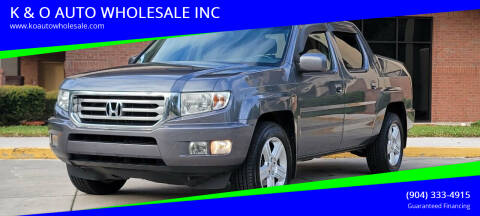 2012 Honda Ridgeline for sale at K & O AUTO WHOLESALE INC in Jacksonville FL
