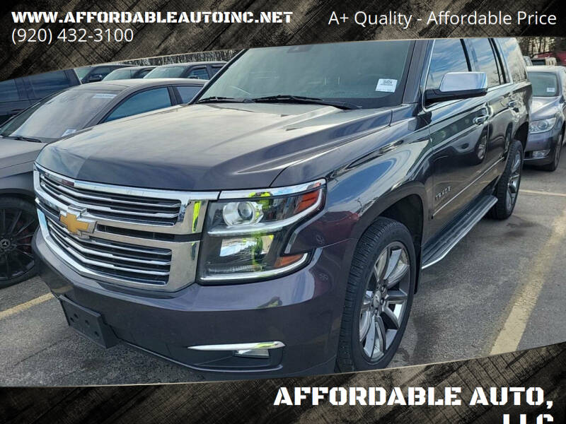 2015 Chevrolet Tahoe for sale at AFFORDABLE AUTO, LLC in Green Bay WI