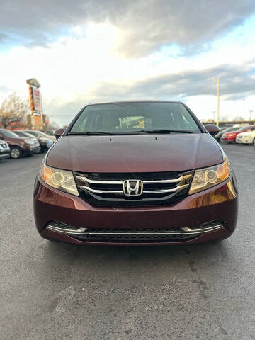 2015 Honda Odyssey for sale at Logos Motors Inc in Lawrence IN