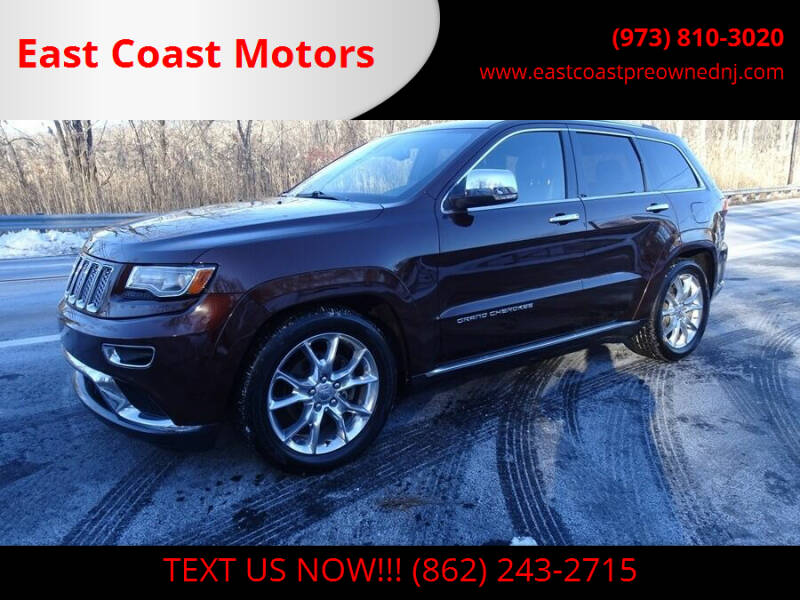 2014 Jeep Grand Cherokee for sale at East Coast Motors in Lake Hopatcong NJ