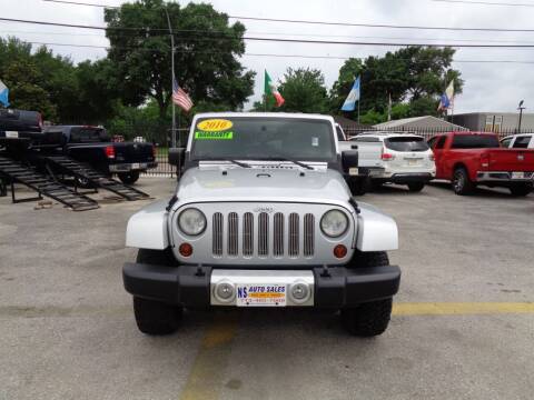 2010 Jeep Wrangler Unlimited for sale at N.S. Auto Sales Inc. in Houston TX