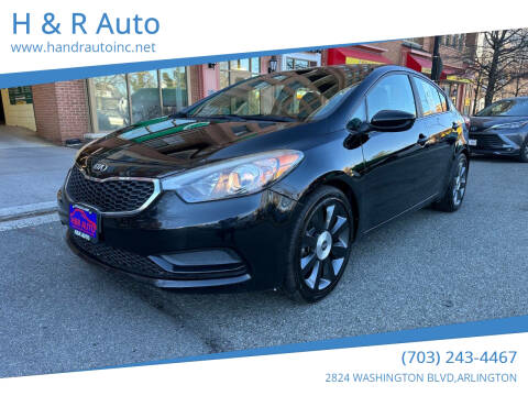 2016 Kia Forte for sale at H & R Auto in Arlington VA