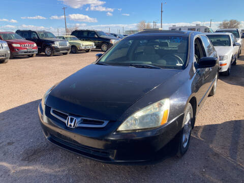 2003 Honda Accord for sale at PYRAMID MOTORS - Fountain Lot in Fountain CO