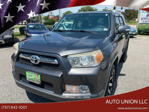 2012 Toyota 4Runner for sale at Auto Union LLC in Virginia Beach VA