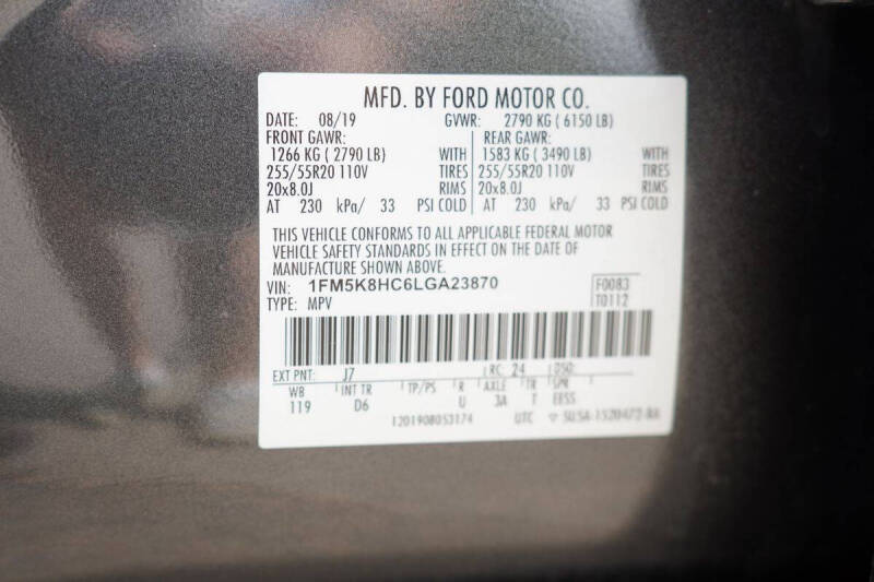 2020 Ford Explorer Platinum