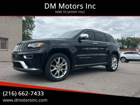 2015 Jeep Grand Cherokee for sale at DM Motors Inc in Maple Heights OH