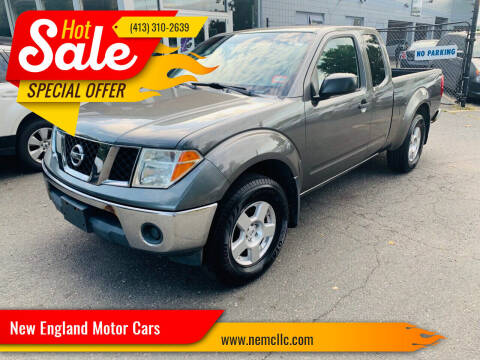 2008 Nissan Frontier for sale at New England Motor Cars in Springfield MA