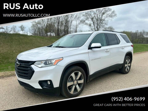 2019 Chevrolet Traverse for sale at RUS Auto in Shakopee MN