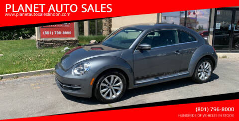 2013 Volkswagen Beetle for sale at PLANET AUTO SALES in Lindon UT