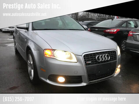 2008 Audi A4 for sale at Prestige Auto Sales Inc. in Nashville TN